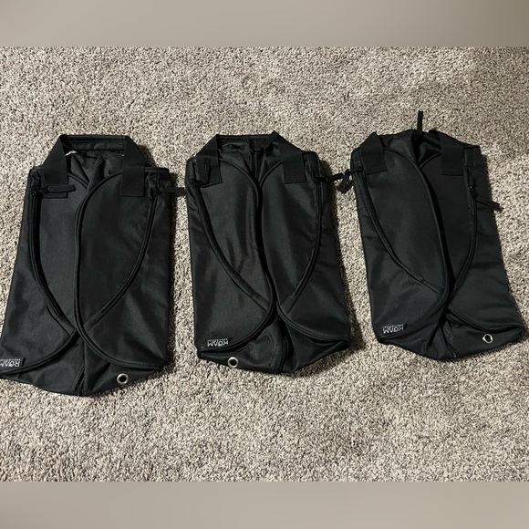 Roam and Repeat Handbags - Roam and Repeat Travel Black Shoe Bags-Set of 3